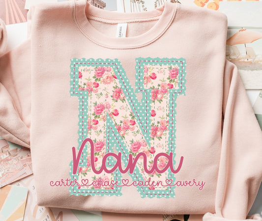 Sweet Vintage Family Name with Family Members Listed (Most Main Names Available)