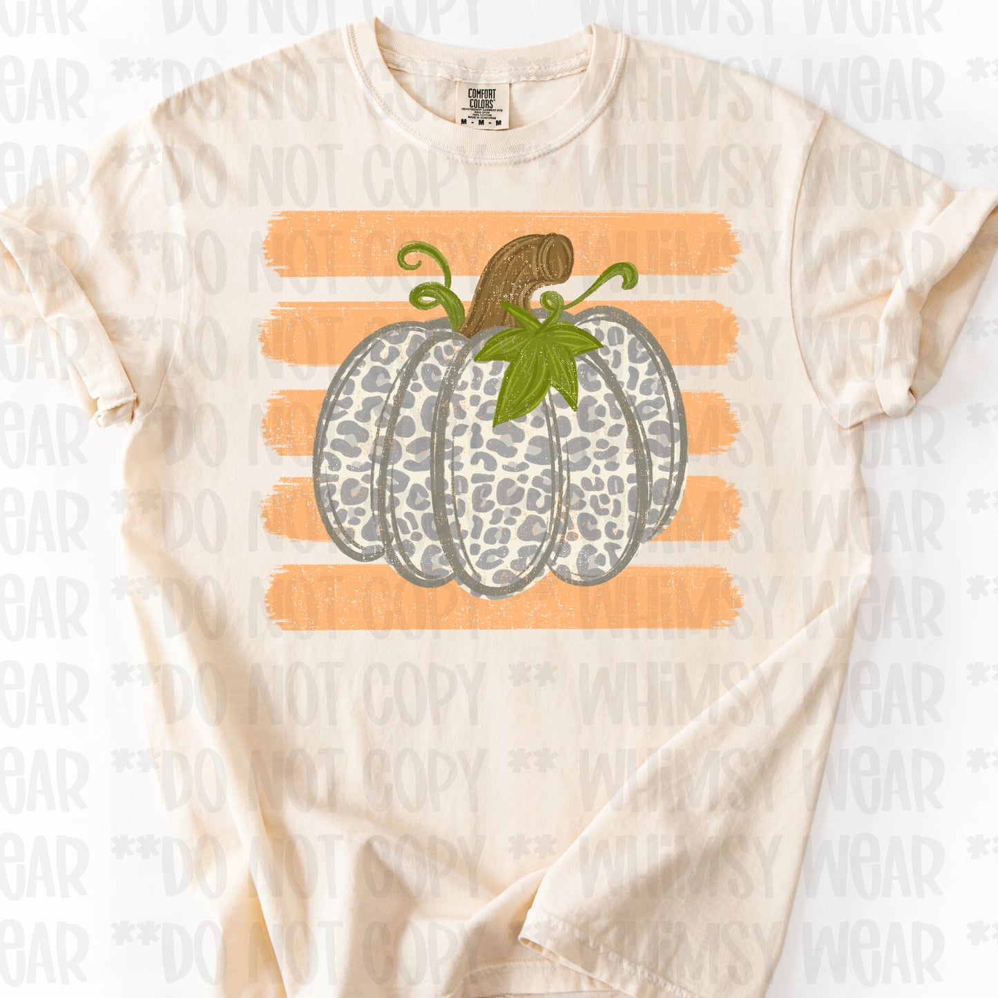 Leopard Pumpkin with Stripes