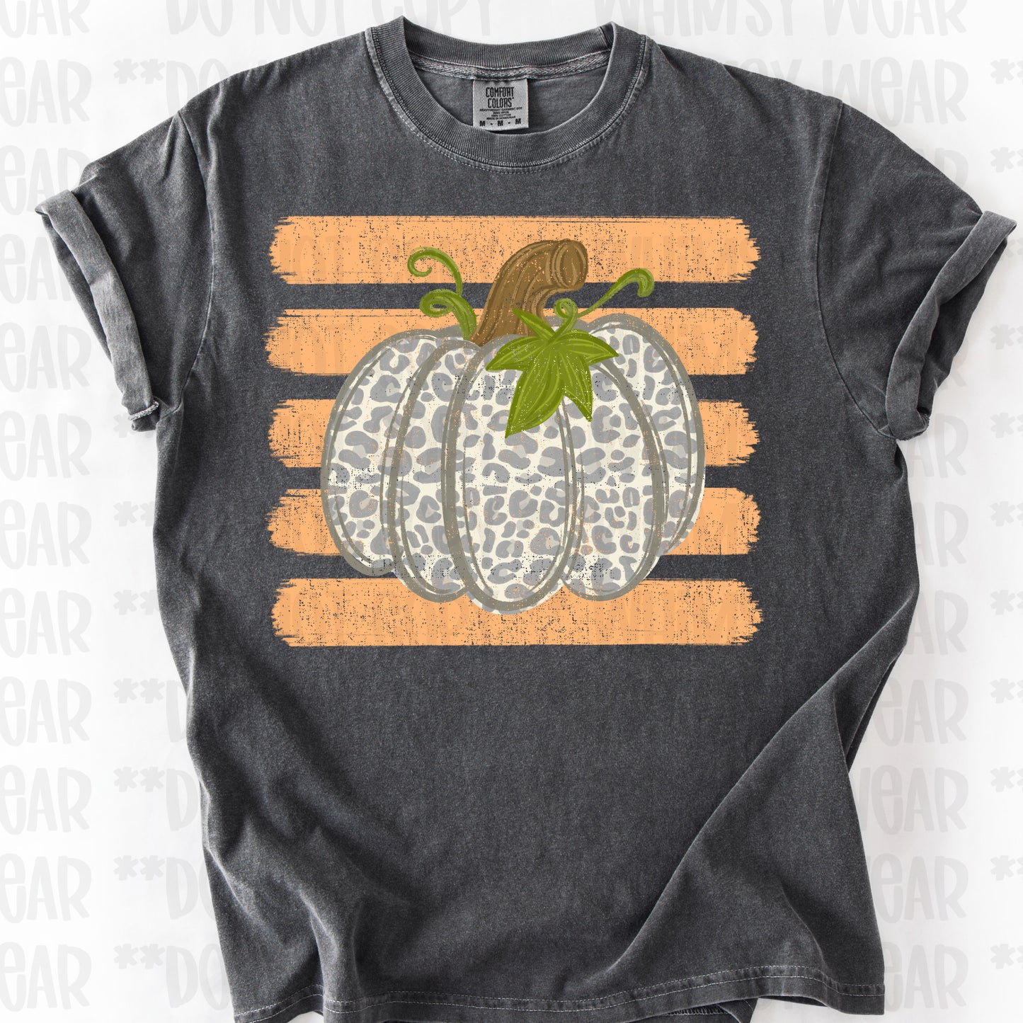 Leopard Pumpkin with Stripes