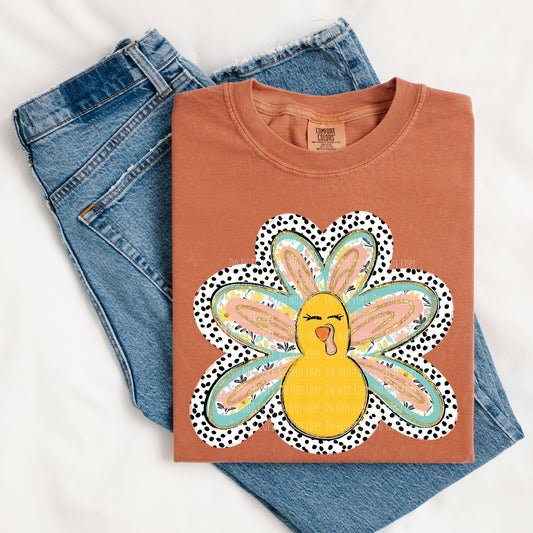 Pastel Dotted Turkey