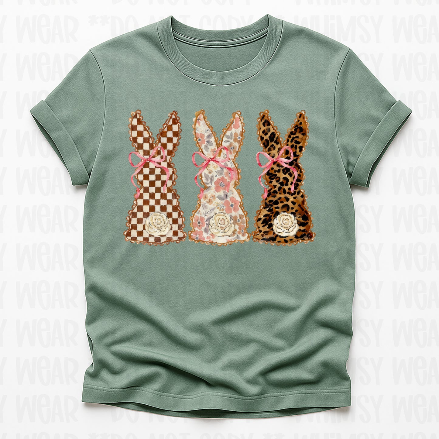 Patterned Bunny Trio