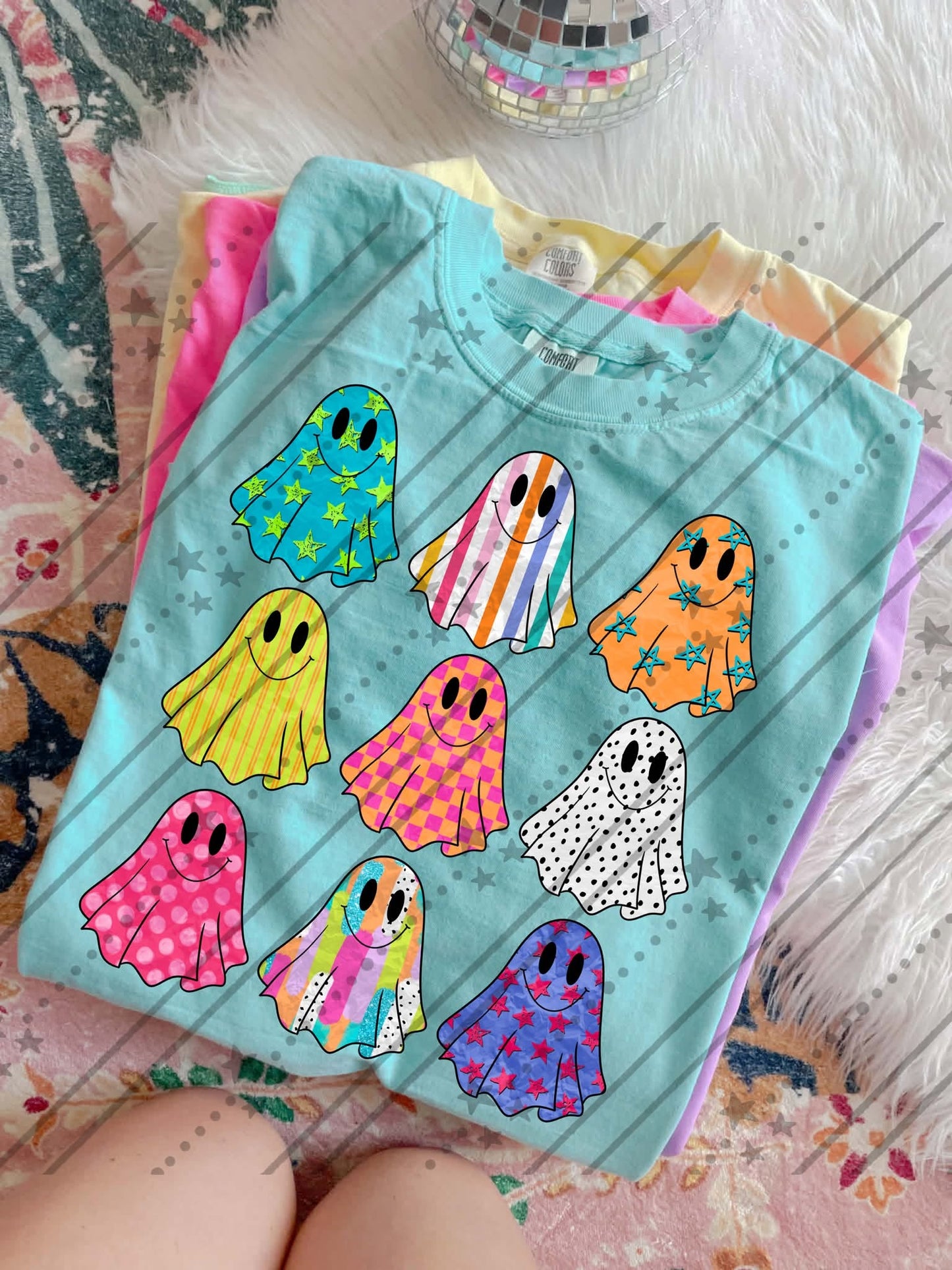 Patterned Neon Ghosts