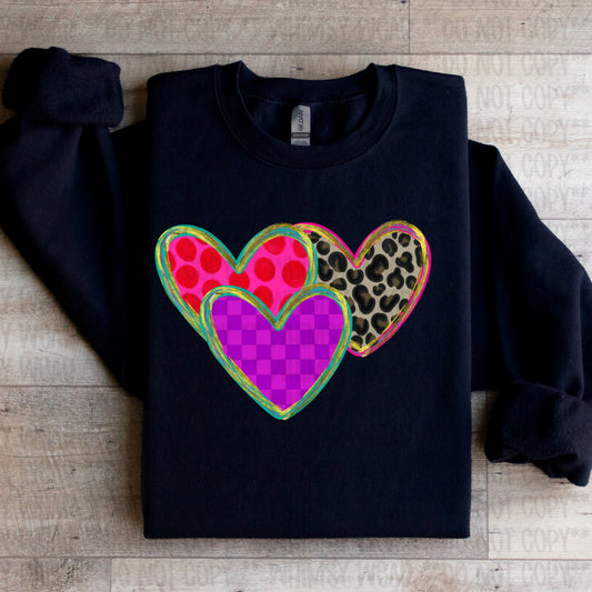 Patterned Heart Trio