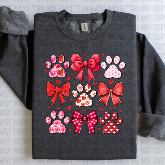 Paw Print Valentine's Day