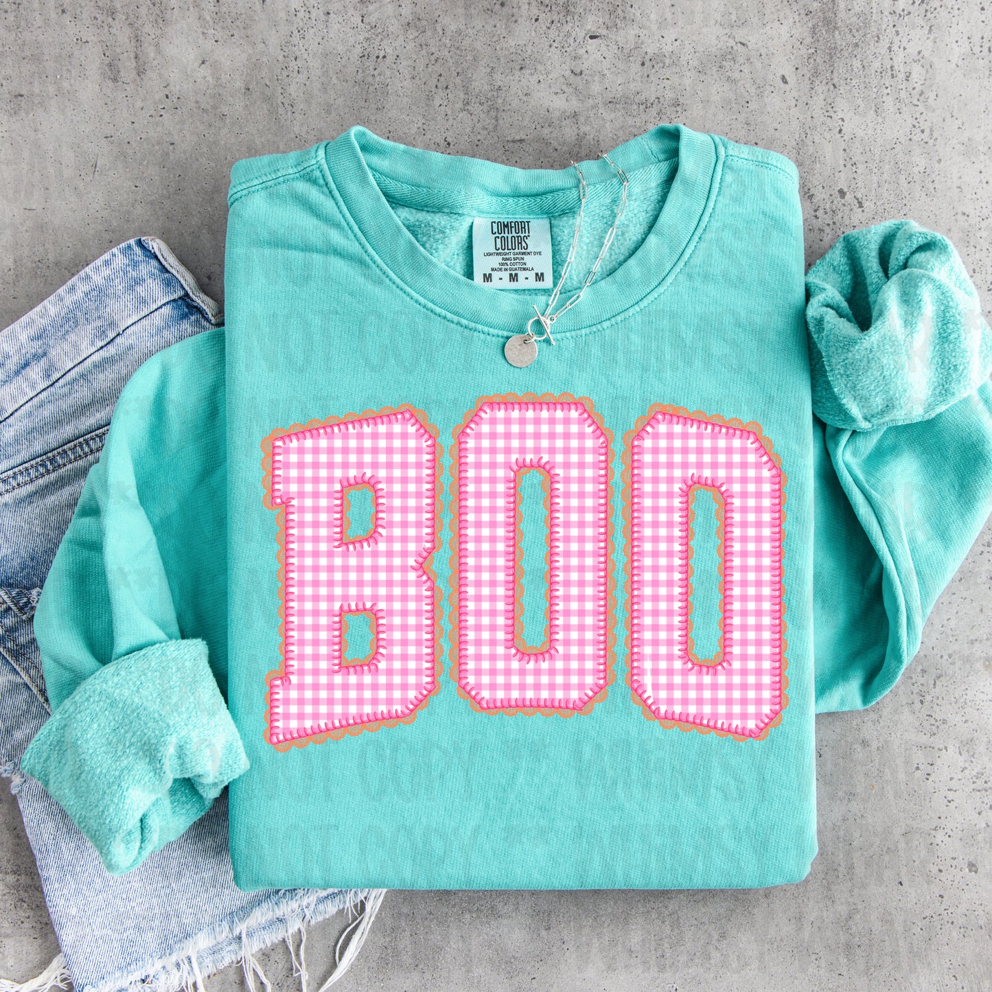 Pink Gingham BOO