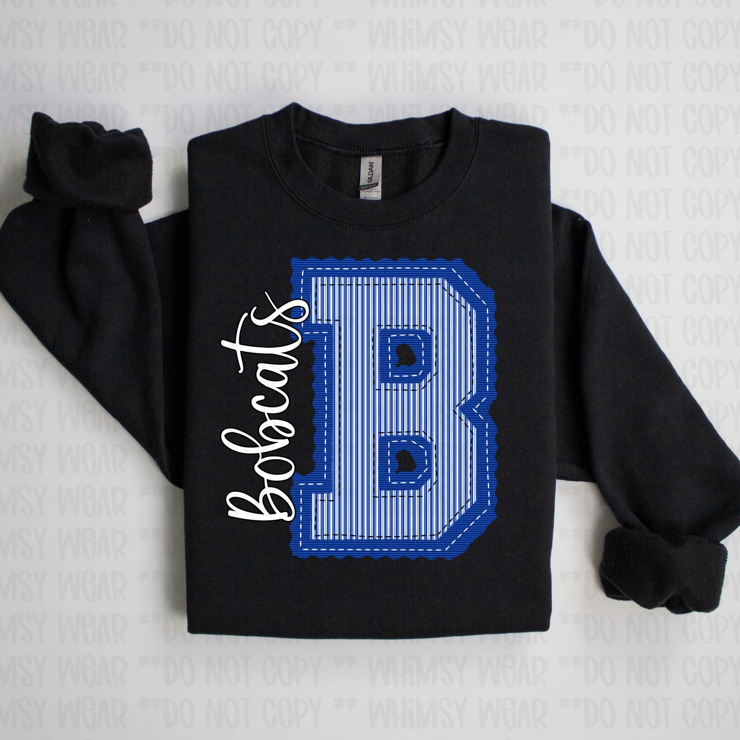 Seersucker Monogram with Mascot (Customizable)