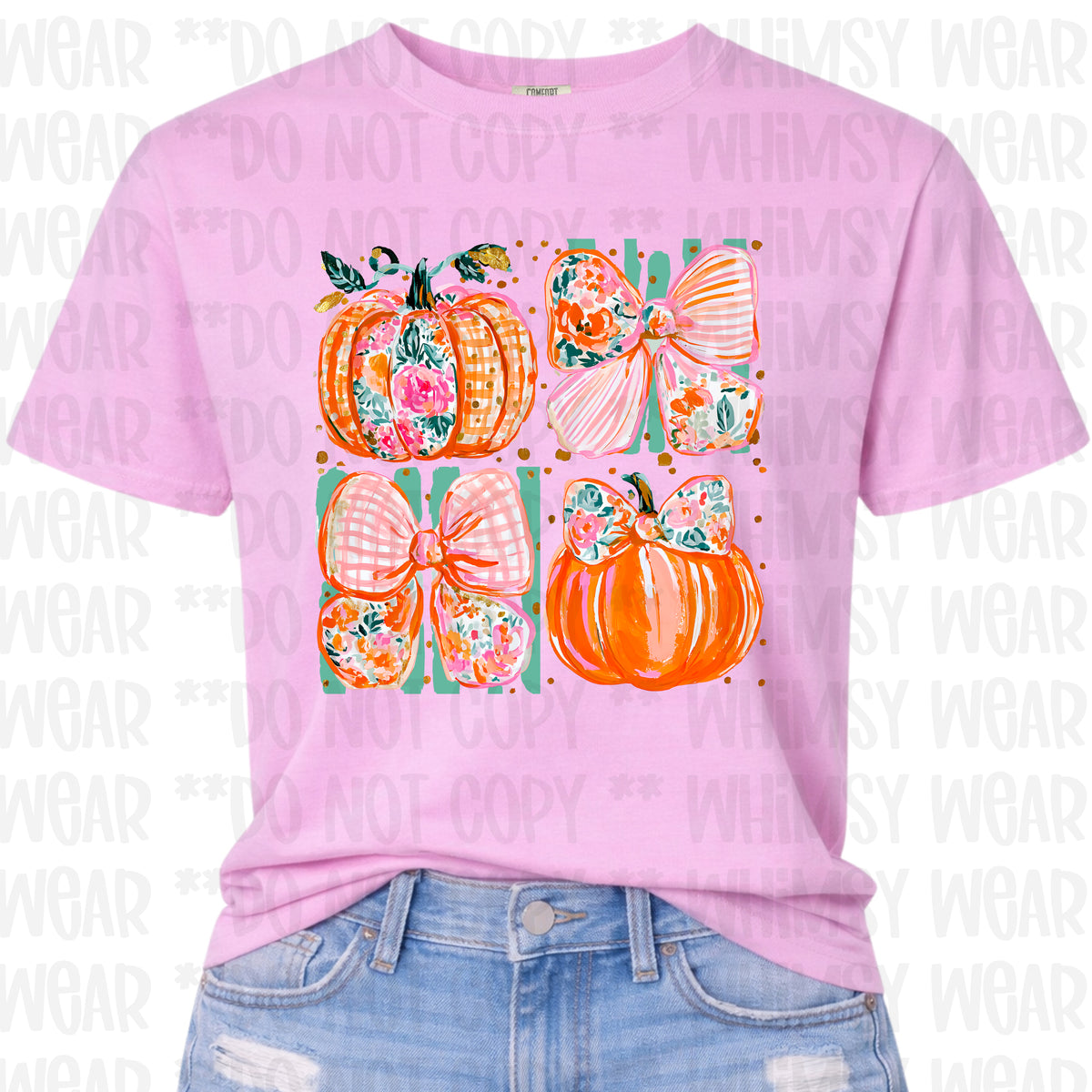 Pumpkin Bow Grid