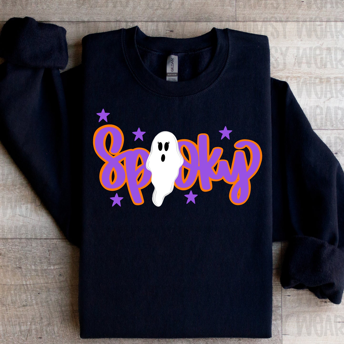 Purple Spooky Ghost