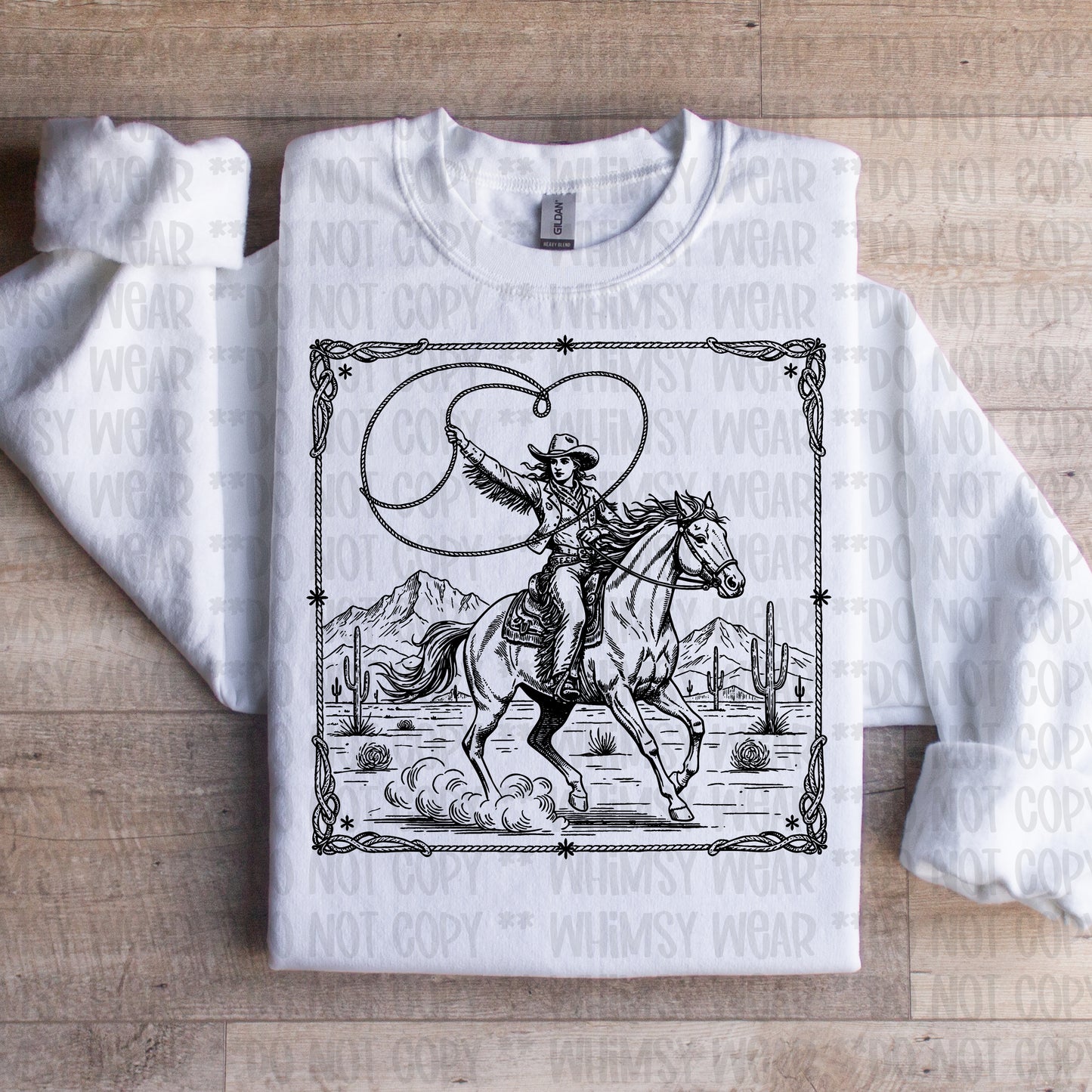 Rustic Cowgirl Black