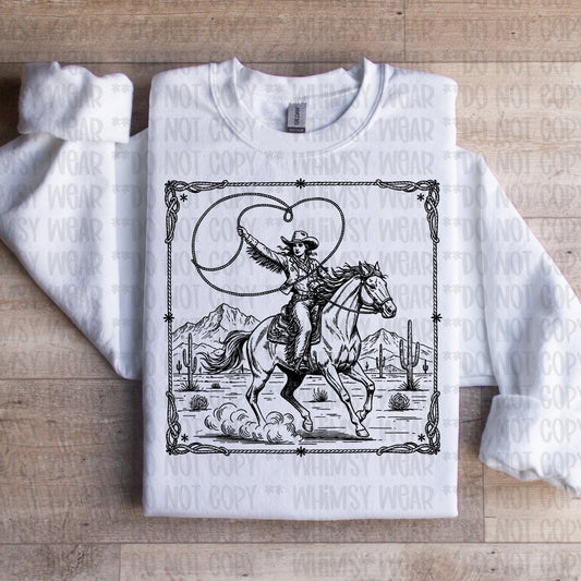 Rustic Cowgirl Black
