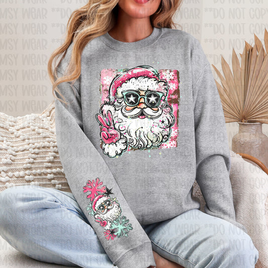 Santa Peace with Sleeve