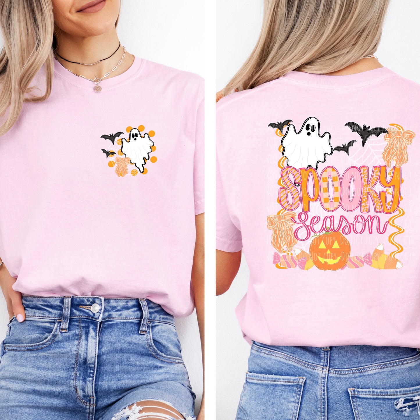 Spooky Season Orange Two Sided