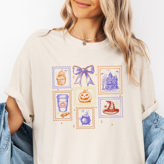 Halloween Stamp Collage