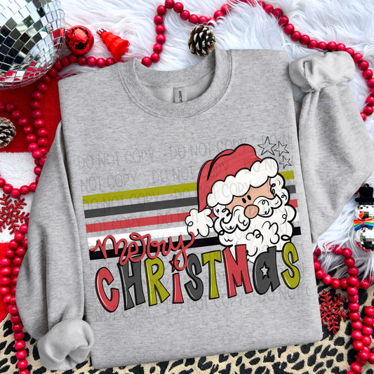 Striped Merry Christmas