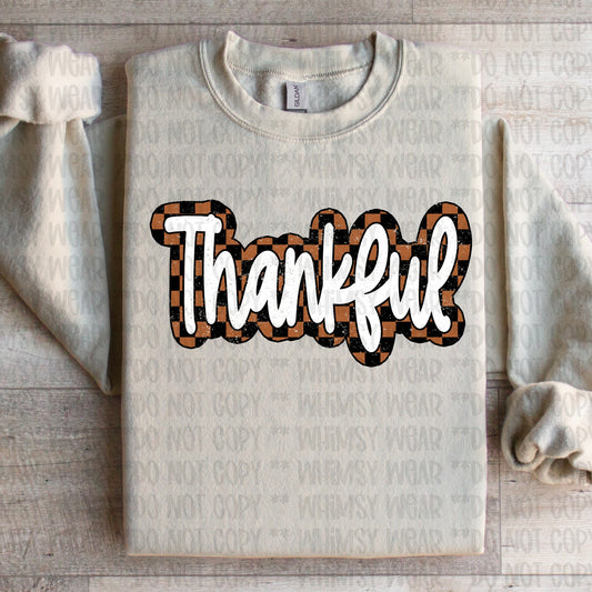 Thankful Checkered