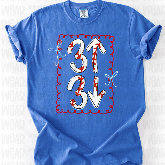3 Up 3 Down Baseball