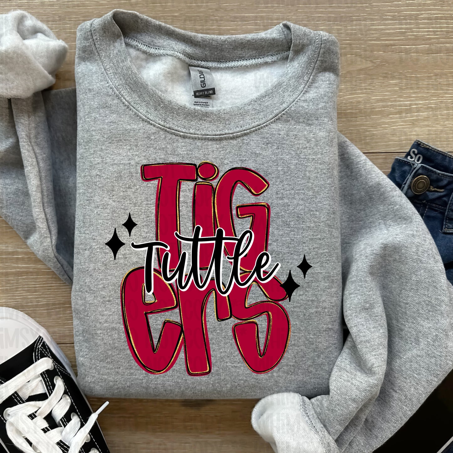 Bubble Font With Stars Mascots