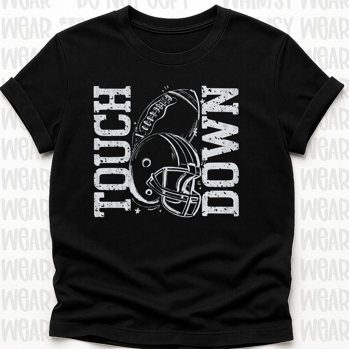 Touch Down Sketchy in SILVER foil