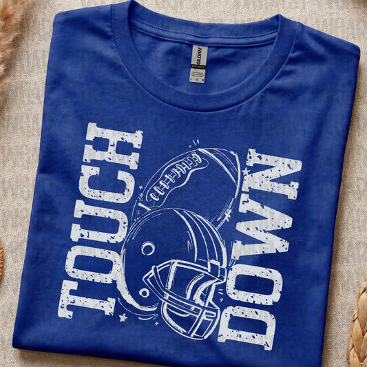 Touch Down Sketchy in SILVER foil