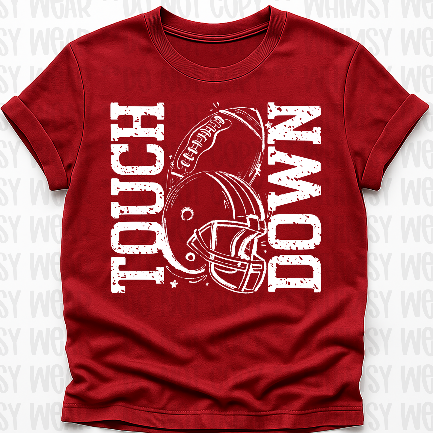 Touch Down White Font