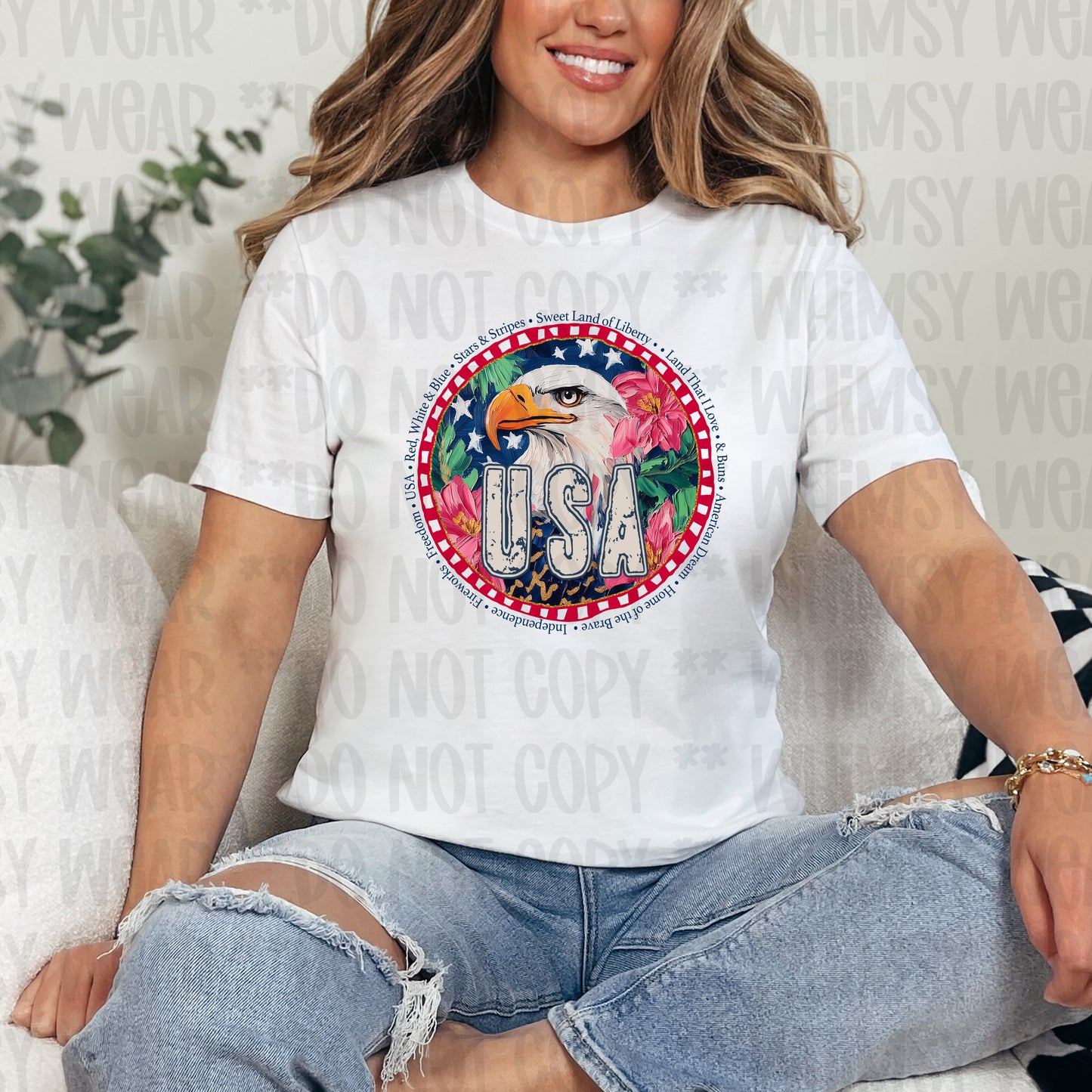 Round USA Eagle