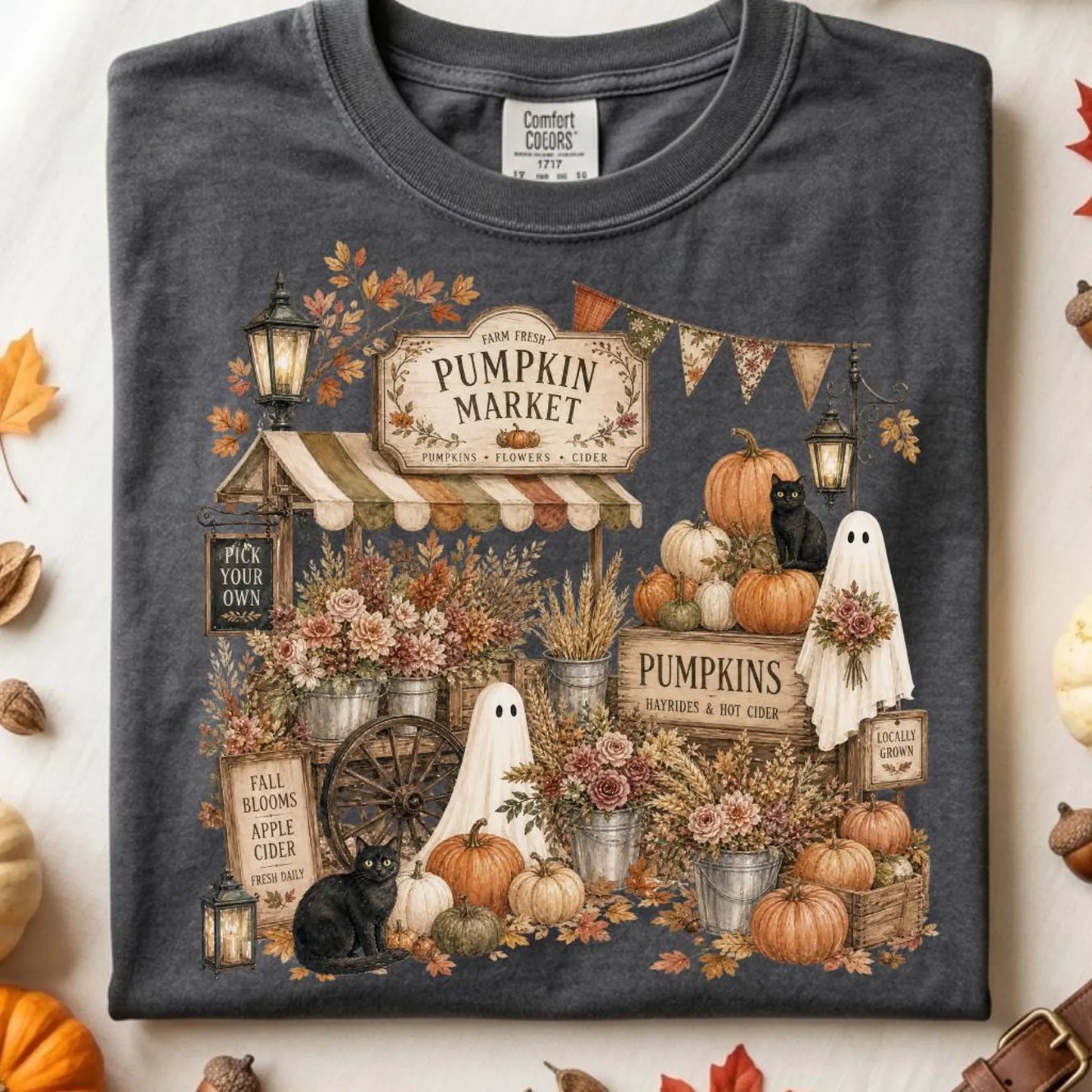 Vintage Market Pumpkin Ghosts