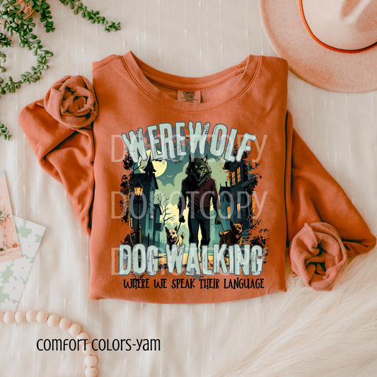 Werewolf Dog Walking
