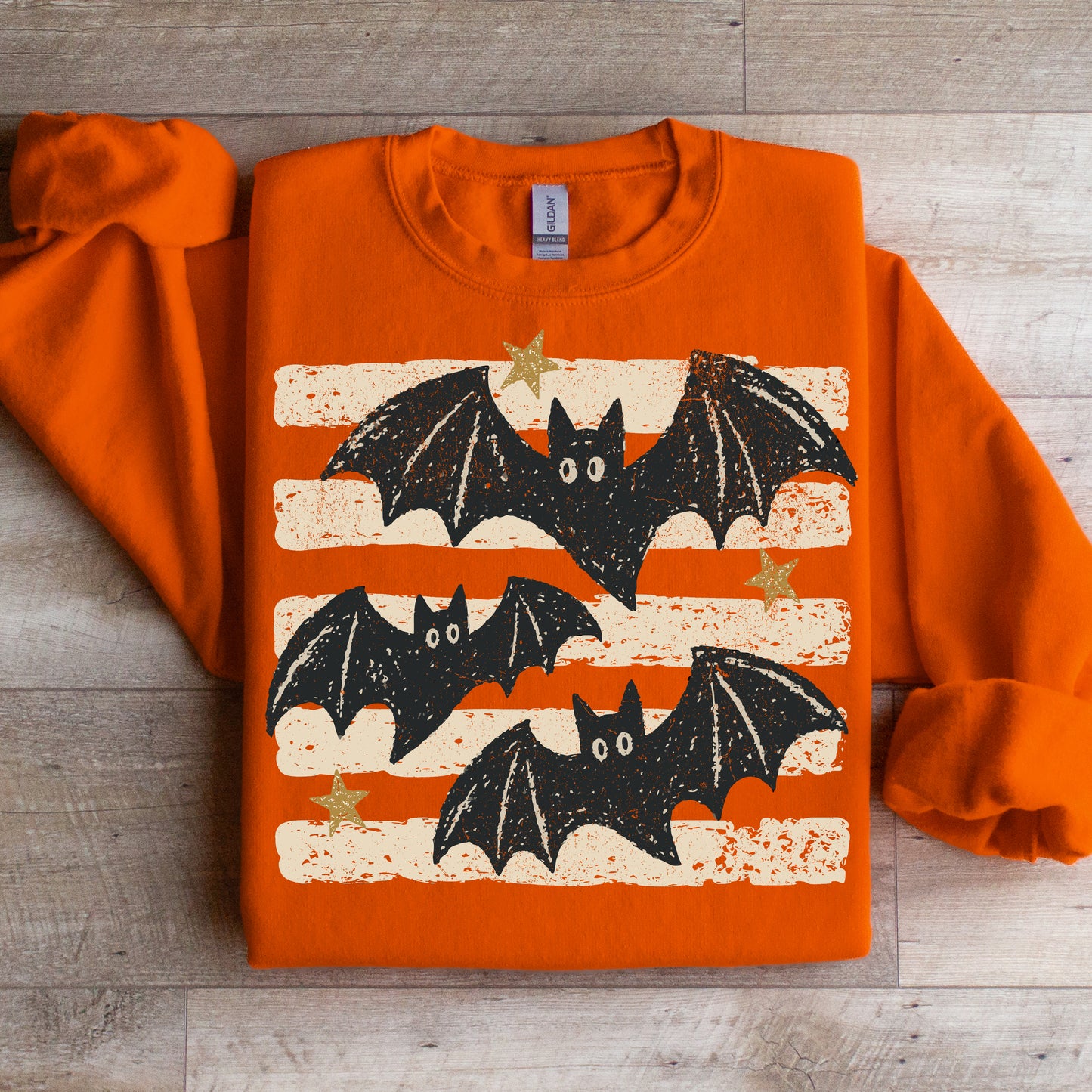 Halloween Bats (White Stripes)