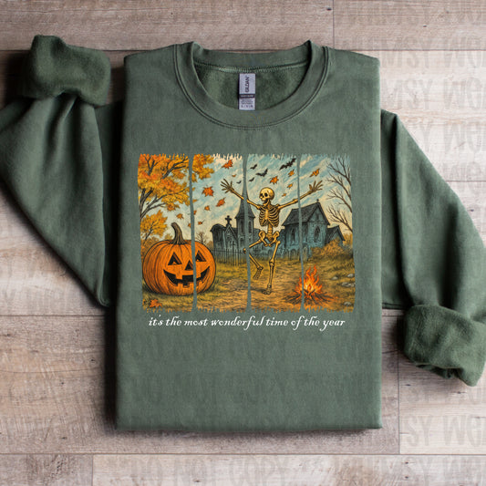 Dancing Skeleton Wonderful Time of Year