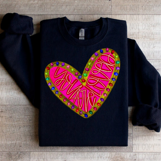 You Are Loved Rhinestones